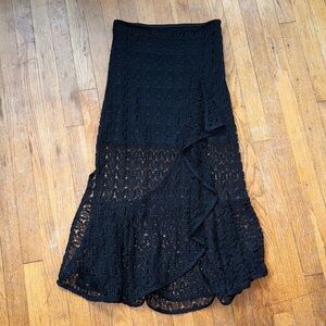 Foxiedox Black Lace Skirt